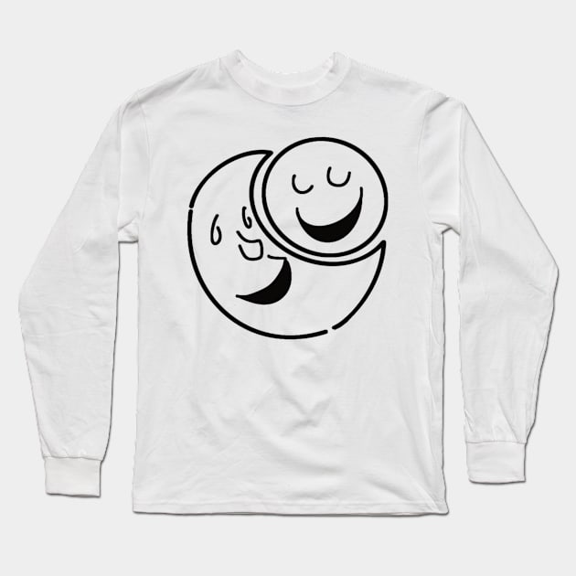 SUN&MOON Long Sleeve T-Shirt by COOLKJS0